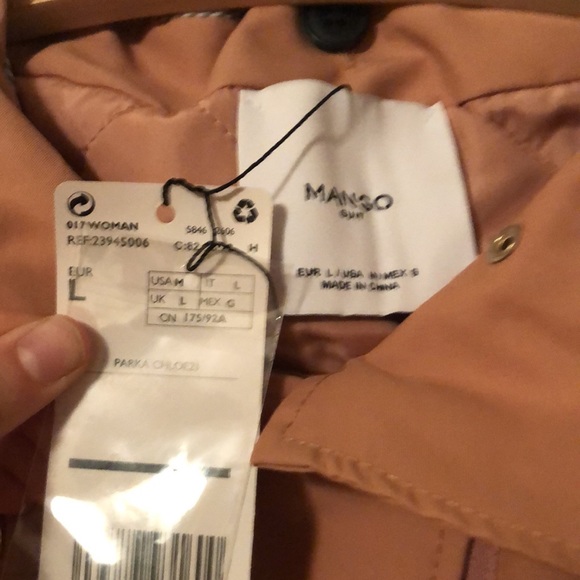 MANGO BRAND NEW FALL JACKET- parka - Picture 2 of 10